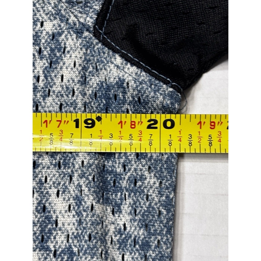 Lemar & Dauley Mesh Jersey Shirt 92 Dauley Marbled Y2K Streetwear Small Acidwash - Picture 8 of 9